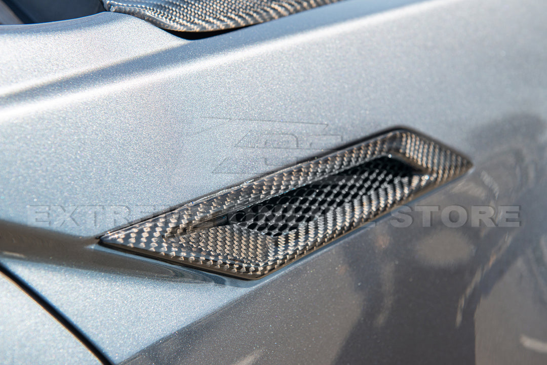 2009-15 Cadillac CTS-V Dry Carbon Fiber Side Bumper Fender Vents