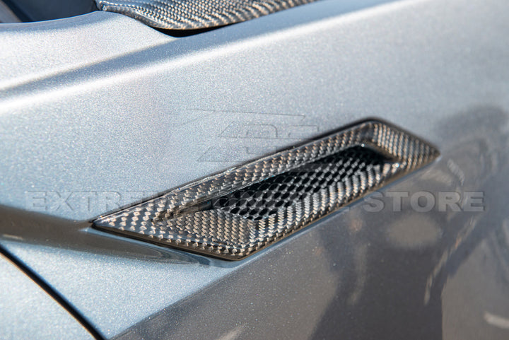 2009-15 Cadillac CTS-V Dry Carbon Fiber Side Bumper Fender Vents