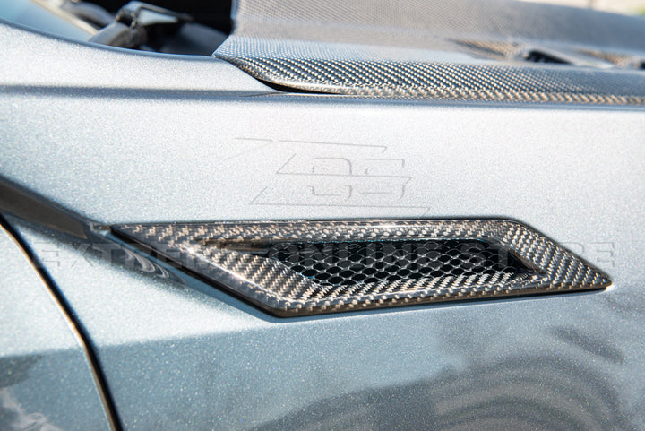 2009-15 Cadillac CTS-V Dry Carbon Fiber Side Bumper Fender Vents
