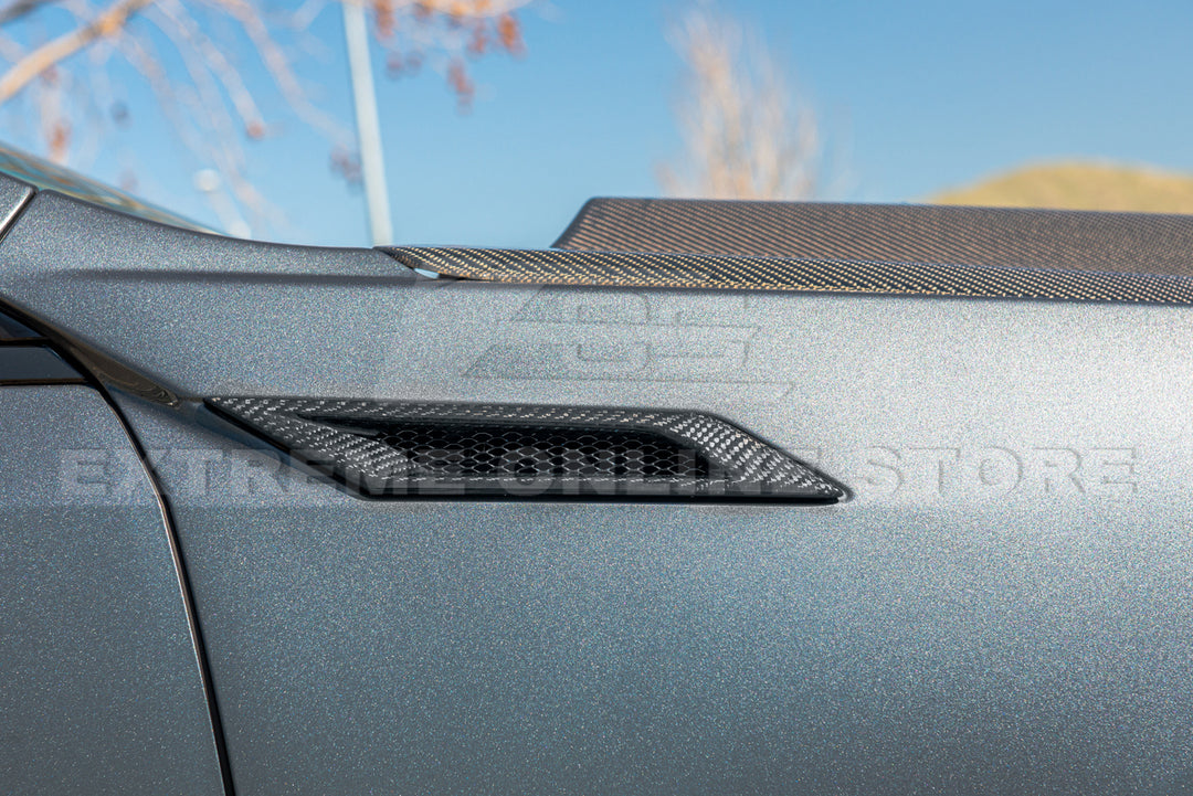 2009-15 Cadillac CTS-V Dry Carbon Fiber Side Bumper Fender Vents