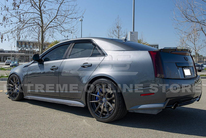 2009-14 Cadillac CTS-V Carbon Fiber Side Skirts - Extreme Online Store