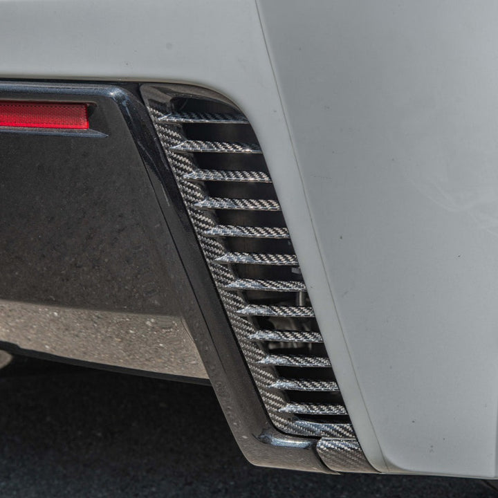 Corvette C7 DRY CARBON FIBER Replacement Rear Diffuser Vent