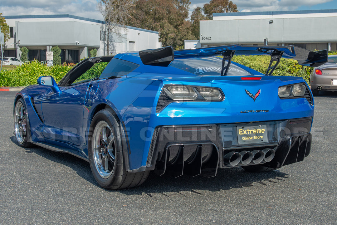 Corvette C7 Add On Rear Bumper Diffuser