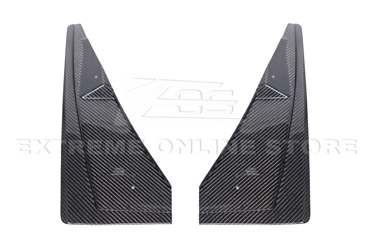 2009-14 Cadillac CTS-V Carbon Fiber Splash Guard Mud Flaps