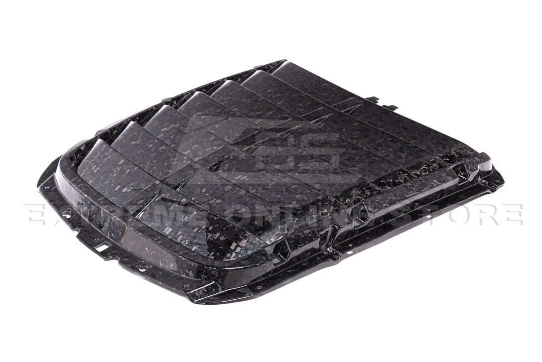 2020-23 Ford Mustang GT500 DRY Carbon Fiber Front Hood Vent &amp; Rain Tray Cover