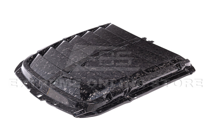 2020-23 Ford Mustang GT500 DRY Carbon Fiber Front Hood Vent &amp; Rain Tray Cover