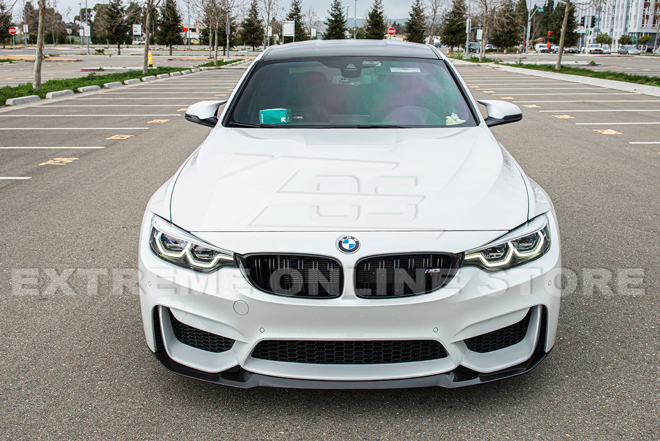 BMW F80 M3/ F82 M4 Carbon Fiber Front Splitter & Side Skirts Rocker Panels