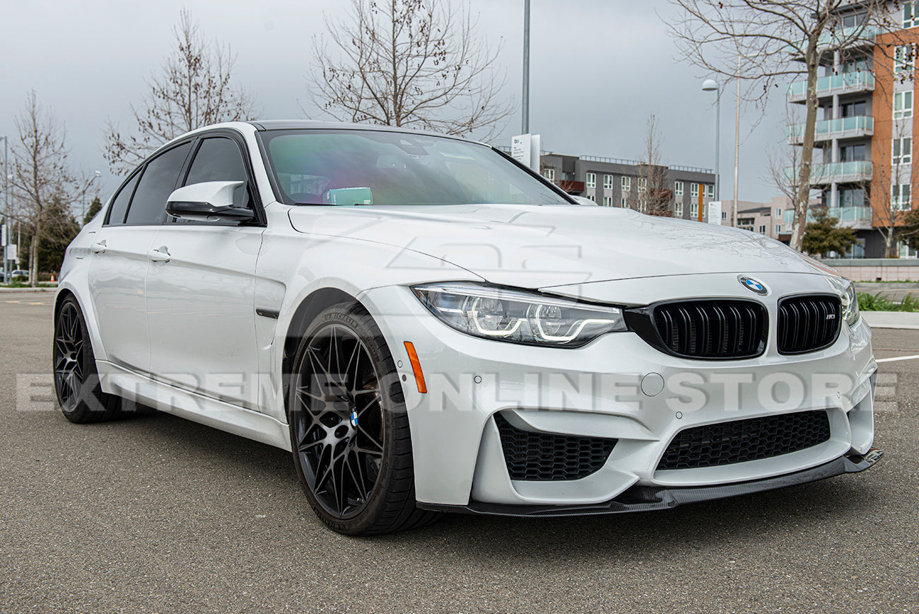 BMW F80 M3/ F82 M4 Carbon Fiber Front Splitter & Side Skirts Rocker Panels