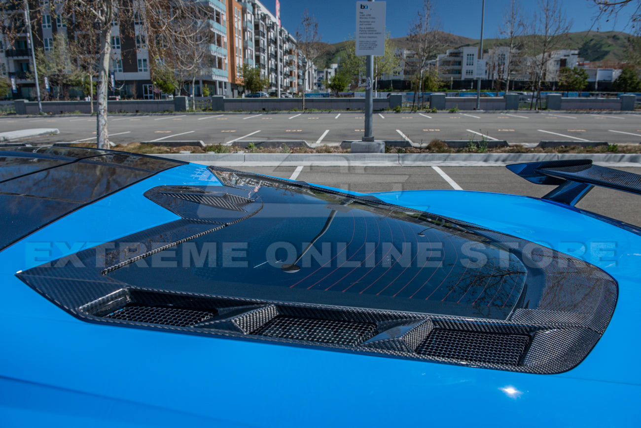 Corvette C8 Coupe Carbon Fiber Rear Decklid Camera Cover