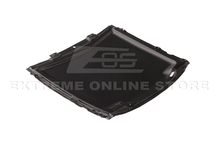2020-23 Ford Mustang GT500 DRY Carbon Fiber Front Hood Vent &amp; Rain Tray Cover