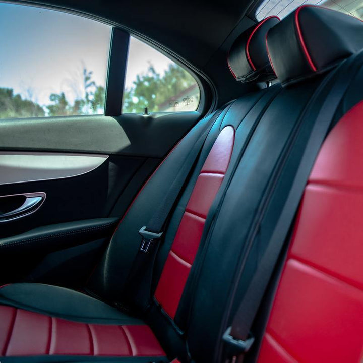 2015-Up Mercedes-Benz W205 C-Class Two-tone Custom Seat Covers - Extreme Online Store