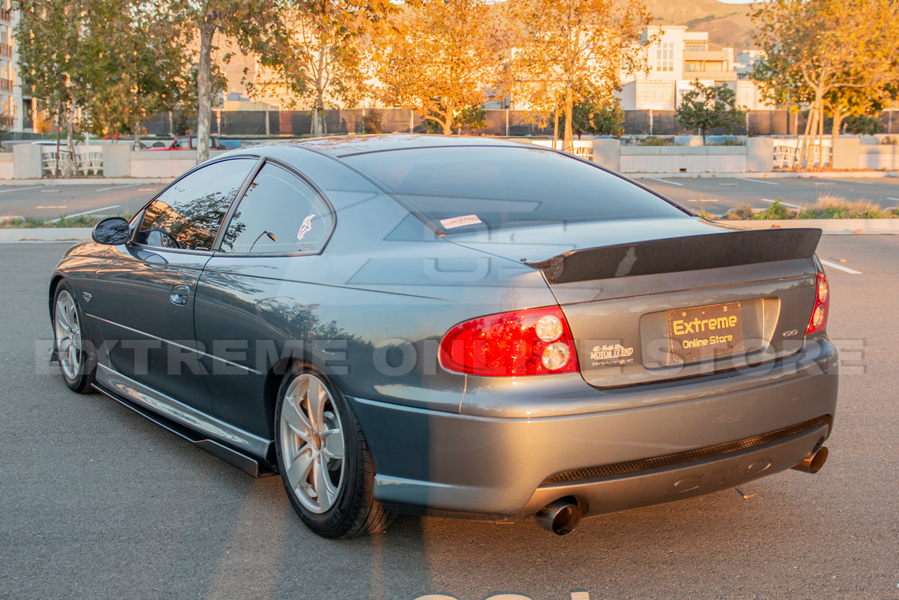 Carbon fiber rear trunk spoiler for 2004-06 Pontiac GTO