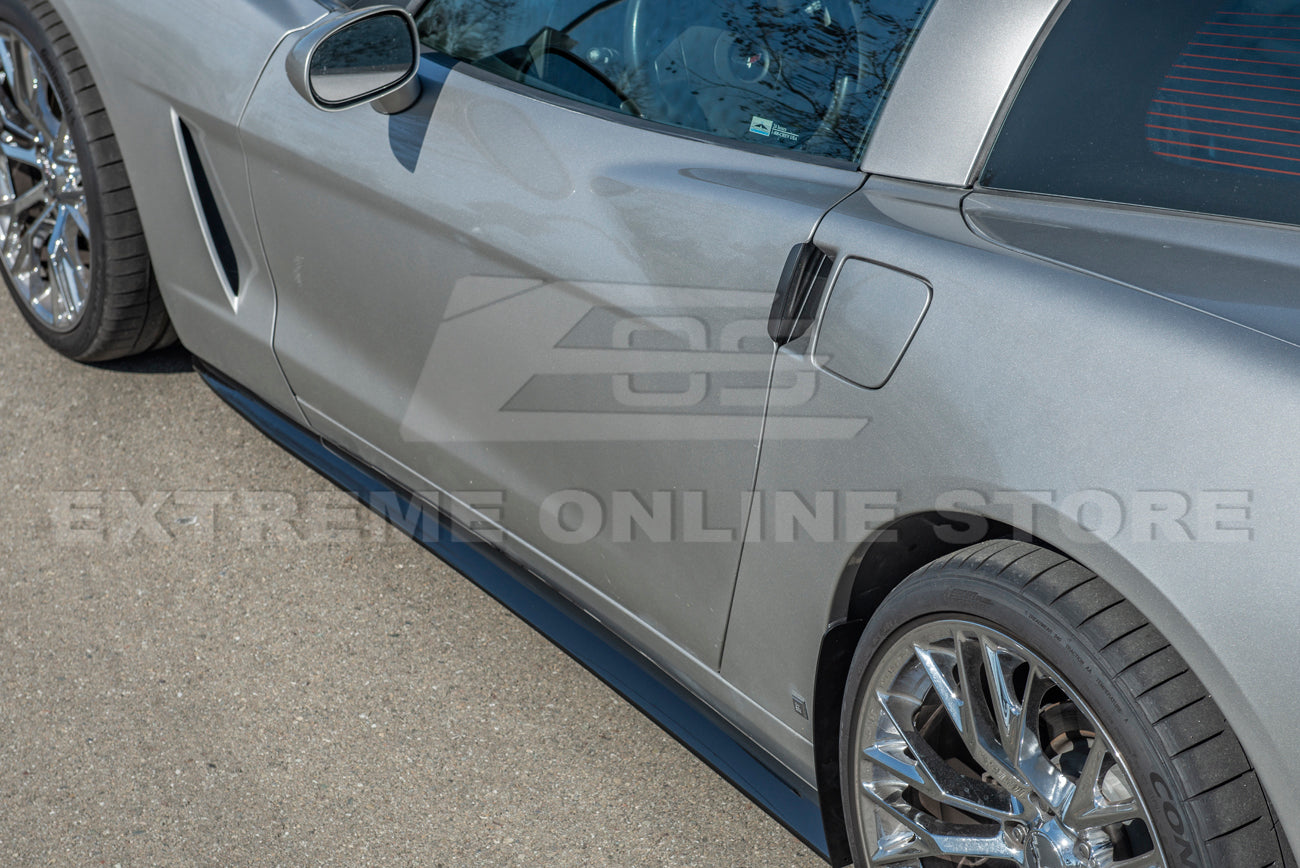Corvette C6 Base | ZR1 Conversion Front Splitter Lip & Side Skirts Rocker Panels