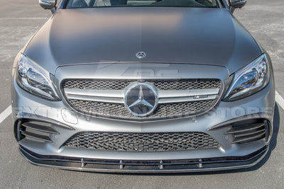 2019-Up Mercedes-Benz C-Class Carbon Fiber Front Splitter Lip