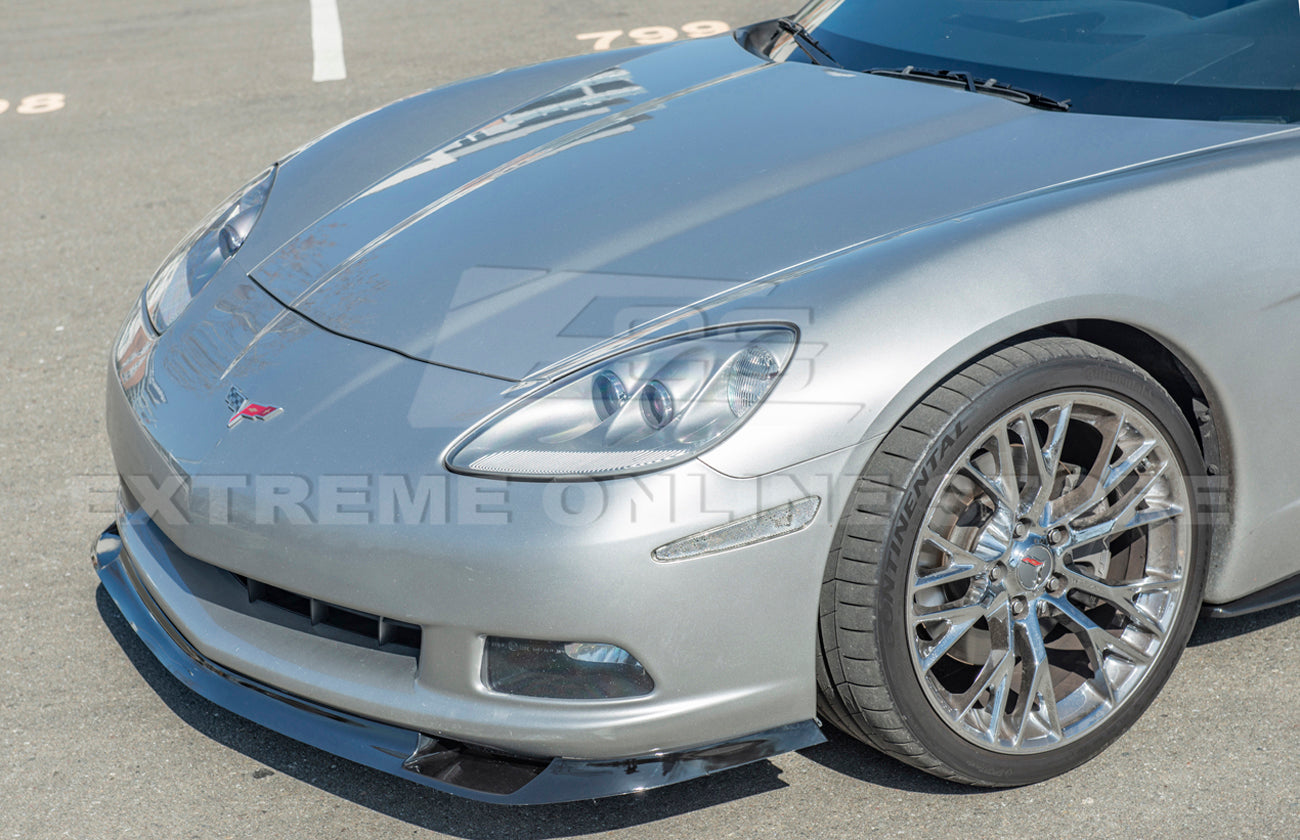 Corvette C6 Base Model ZR1 Conversion Front Splitter Lip