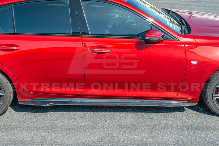 2020-Up Cadillac CT5-V | CT5 Sport BW DRY Carbon Side Skirts Rocker Panel