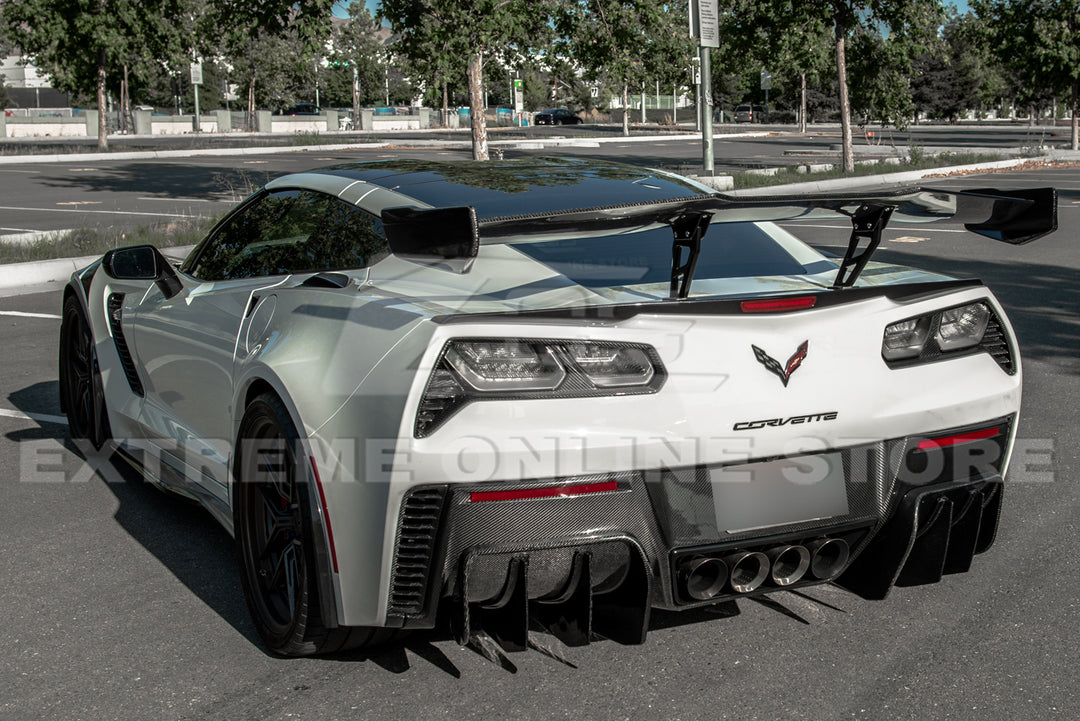 Corvette C7 Add On Rear Bumper Diffuser