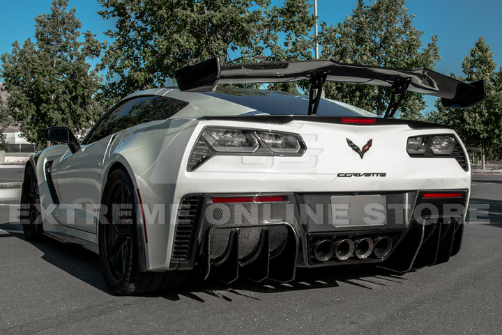 Corvette C7 Add On Rear Bumper Diffuser