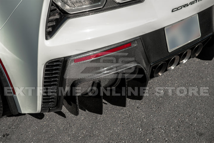 Corvette C7 Add On Rear Bumper Diffuser