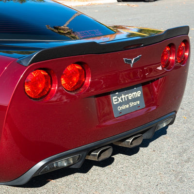 Corvette C6 ZR1 Extended Rear Trunk Spoiler