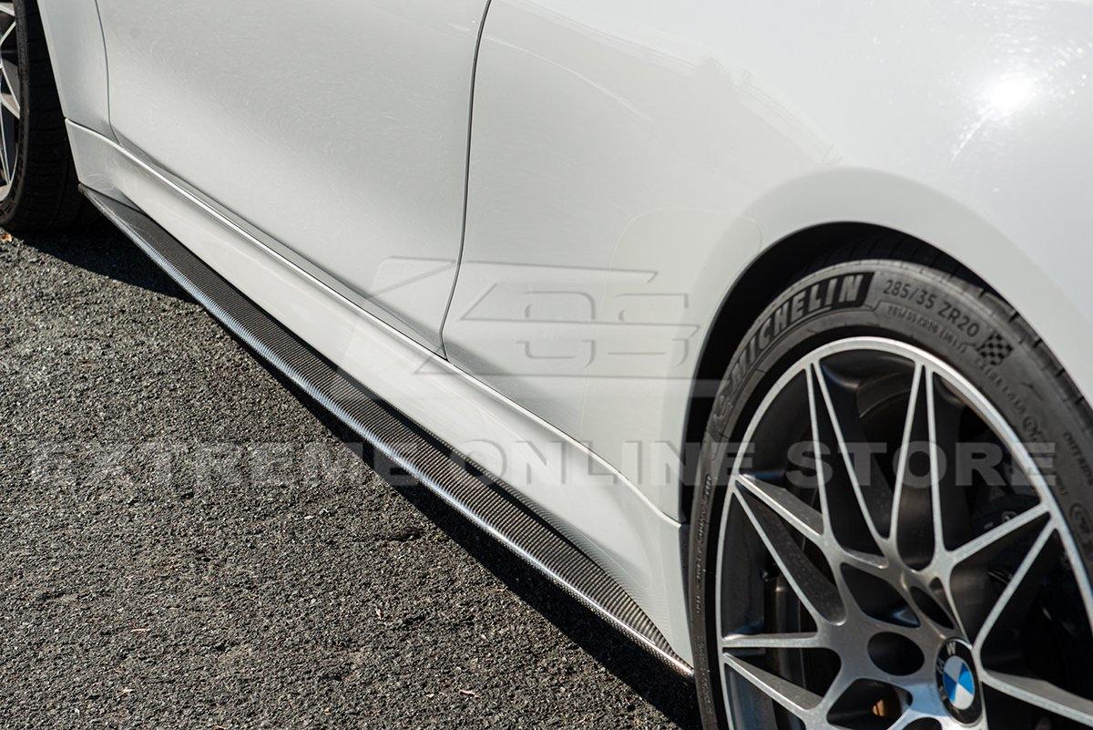 2014-20 BMW F82 M4 Carbon Fiber Side Skirts Rocker Panels - Extreme Online Store