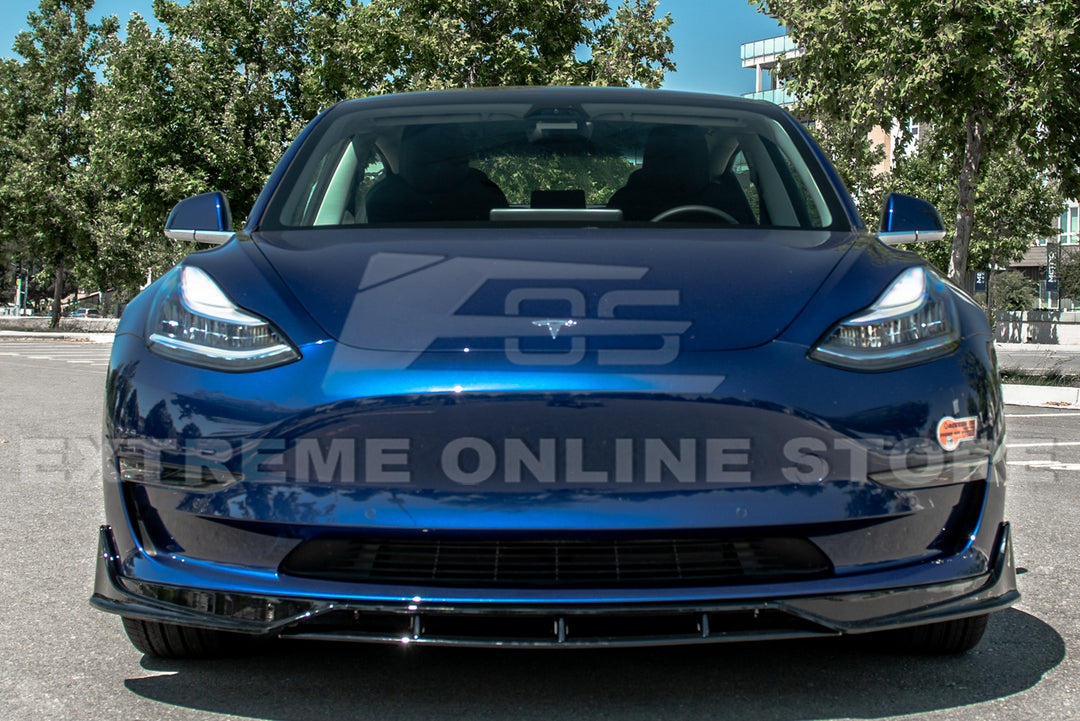 2017-23 Tesla Model 3 Performance Front Splitter &amp; Side Skirts