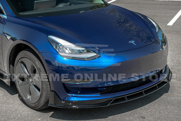 2017-23 Tesla Model 3 Performance Front Splitter &amp; Side Skirts