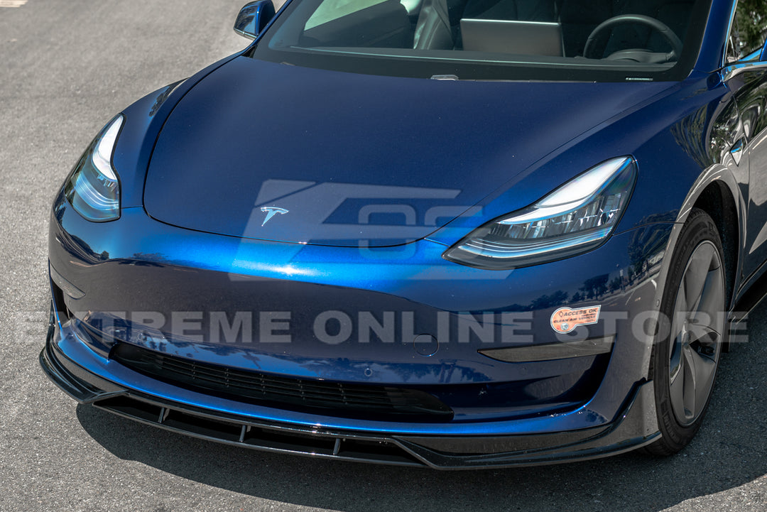 2017-23 Tesla Model 3 Performance Front Splitter &amp; Side Skirts