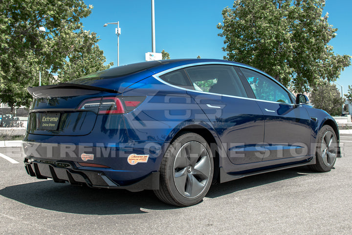 2017-23 Tesla Model 3 Performance Front Splitter &amp; Side Skirts