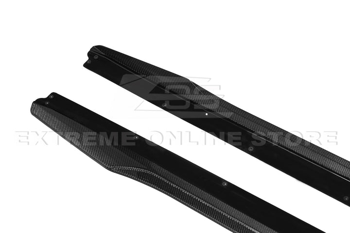 2020-Up Cadillac CT5-V | CT5 Sport BW DRY Carbon Side Skirts Rocker Panel