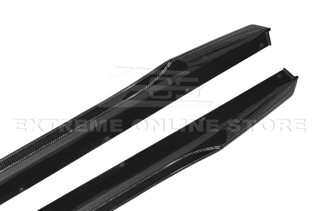 2020-Up Cadillac CT5-V | CT5 Sport BW DRY Carbon Side Skirts Rocker Panel