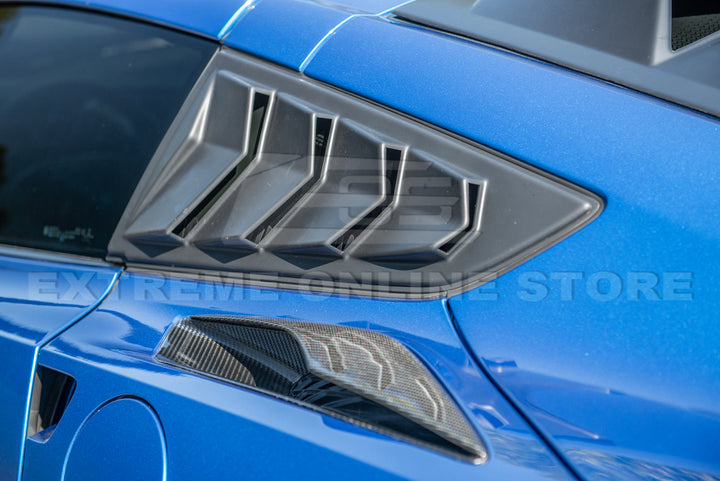 Corvette C7 Side &amp; Rear Window Louver Cover