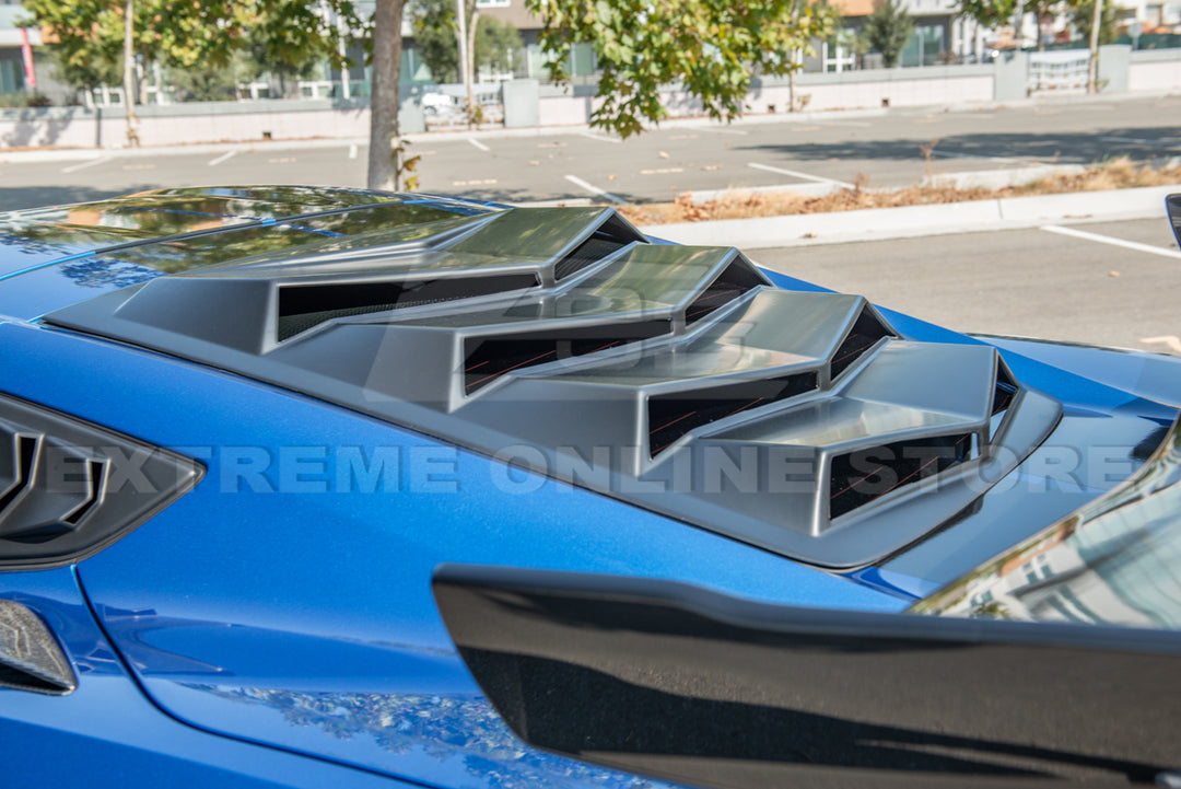 Corvette C7 Side &amp; Rear Window Louver Cover