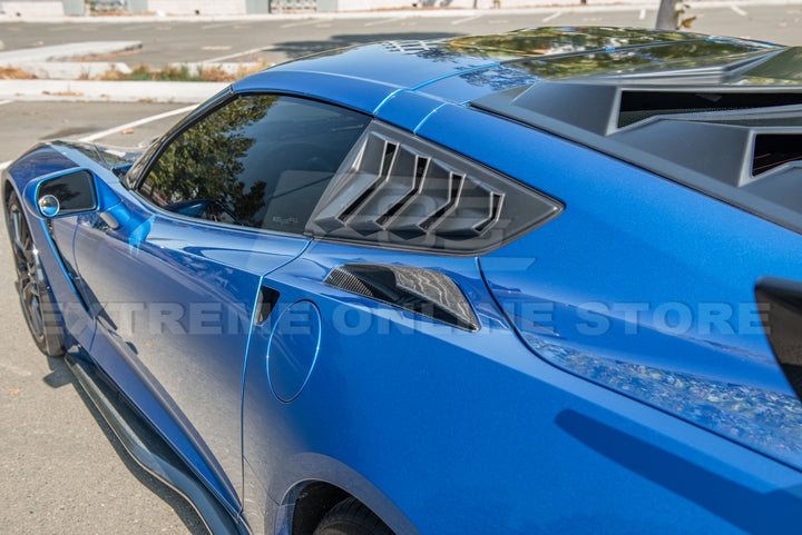 Corvette C7 Side &amp; Rear Window Louver Cover
