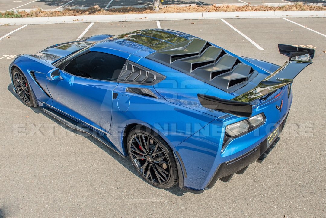 Corvette C7 Side &amp; Rear Window Louver Cover