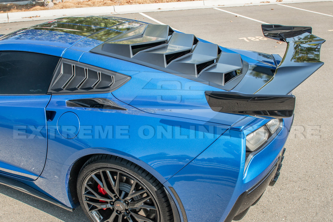 Corvette C7 Side &amp; Rear Window Louver Cover