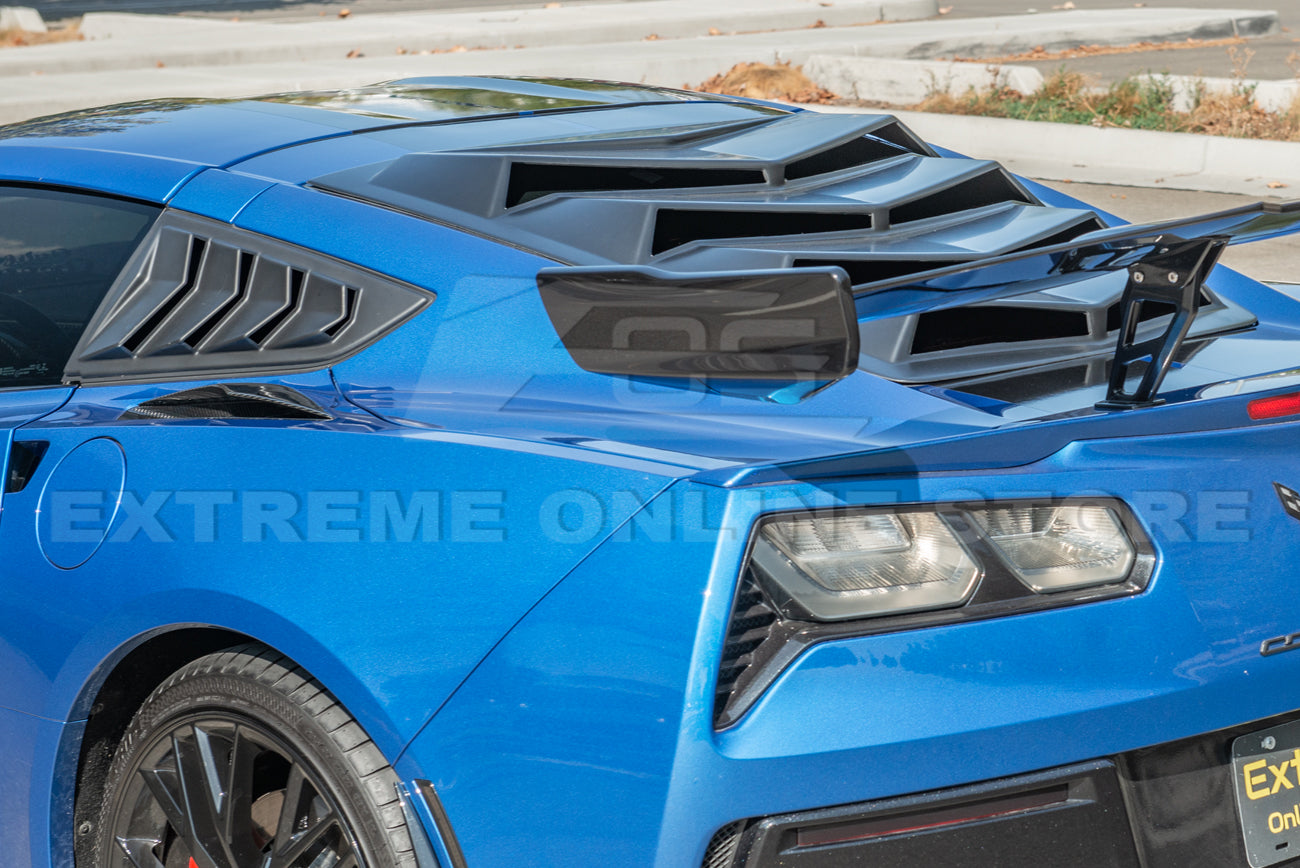 Chevrolet Corvette C7 Coupe Side & Rear Window Louver Cover