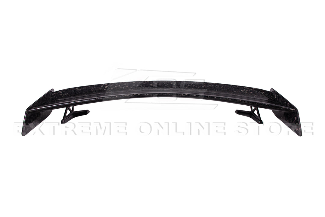 2015-23 Ford Mustang GT500 Track Pack Style DRY CARBON FIBER Rear Spoiler High Wing