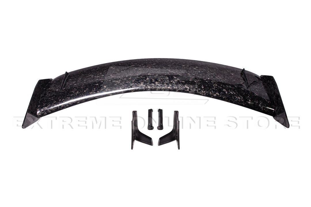 2015-23 Ford Mustang GT500 Track Pack Style DRY CARBON FIBER Rear Spoiler High Wing