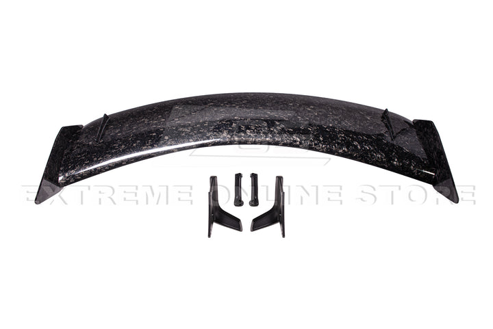 2015-23 Ford Mustang GT500 Track Pack Style DRY CARBON FIBER Rear Spoiler High Wing