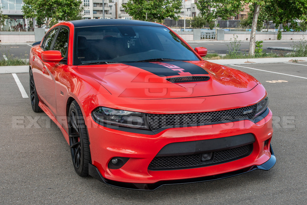 2015-Up Dodge Charger SRT Performance Front Splitter &amp; Rocker Panel
