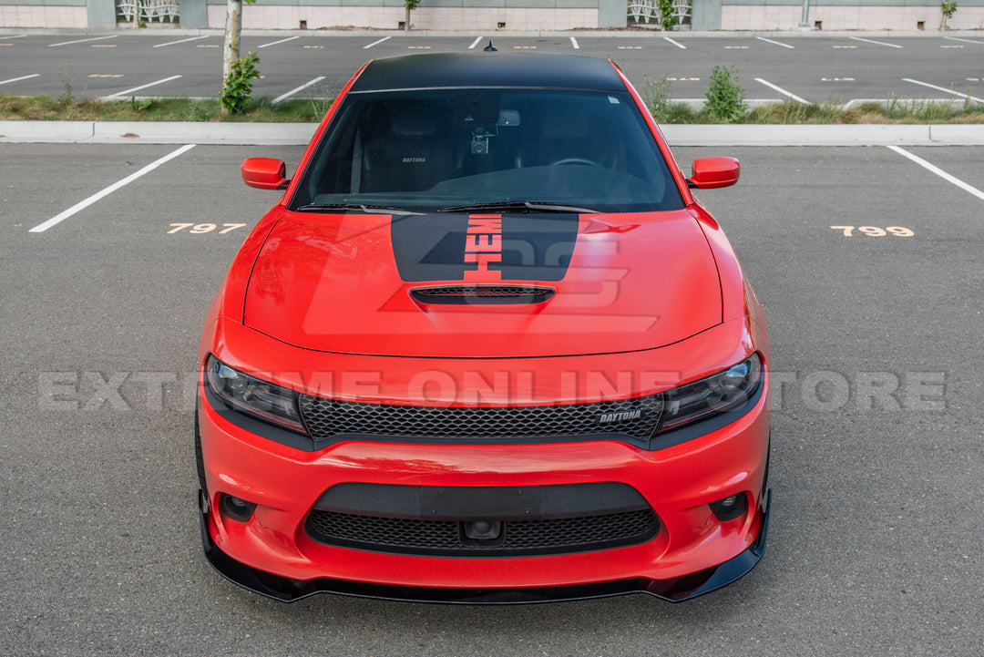 2015-Up Dodge Charger SRT Performance Front Splitter &amp; Rocker Panel
