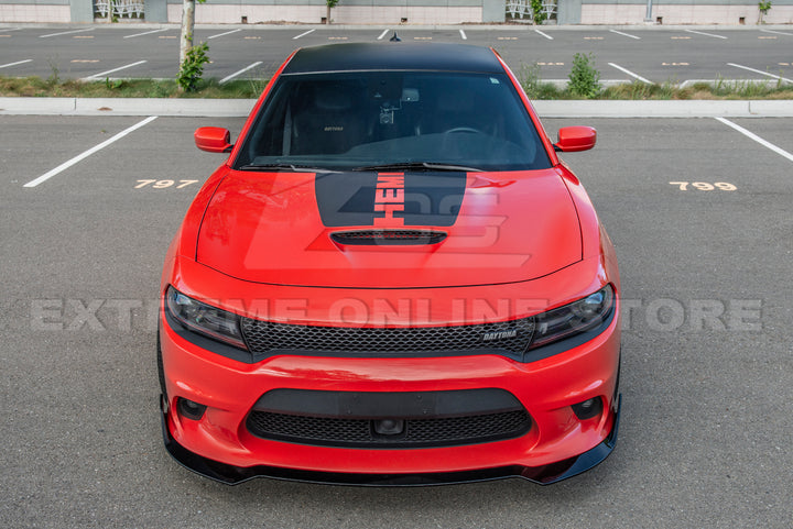 2015-Up Dodge Charger SRT Performance Front Splitter &amp; Rocker Panel