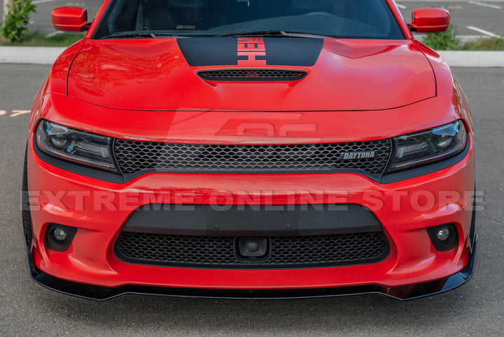 2015-Up Dodge Charger SRT Performance Front Splitter &amp; Rocker Panel