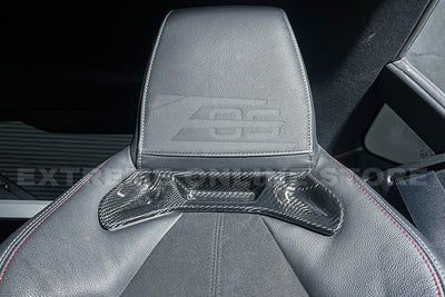 2020-Up Toyota Supra Carbon Fiber Seat Chrome Delete Cover
