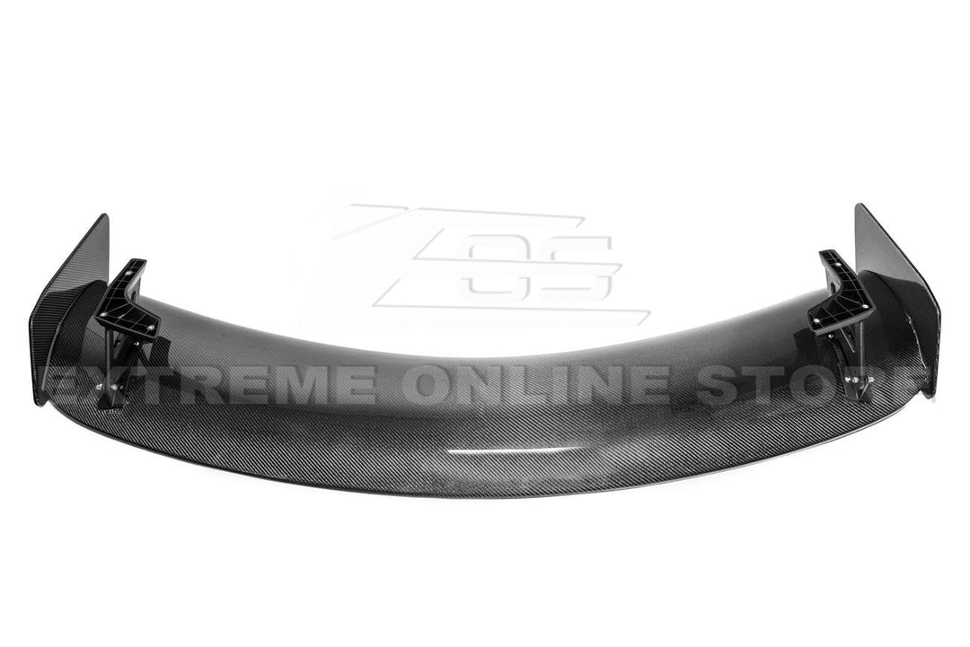 2015-23 Ford Mustang GT500 Track Pack Style DRY CARBON FIBER Rear Spoiler High Wing