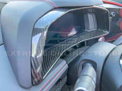 Chevrolet Corvette C8 Carbon Fiber Gauge Cluster Cover