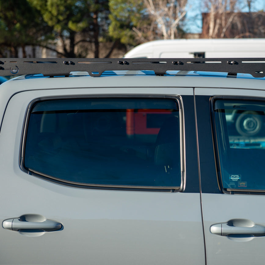 2016-Up Toyota Tacoma Double Cab Window Visors Wind Deflectors Rain Guards In-Channel EOS Visors 