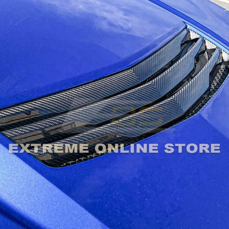 2016-Present Cadillac CTS-V Carbon Fiber Hood Vent - Extreme Online Store