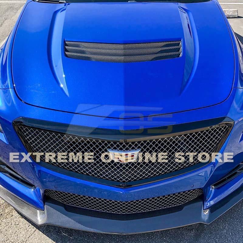 2016-Present Cadillac CTS-V Carbon Fiber Hood Vent - Extreme Online Store